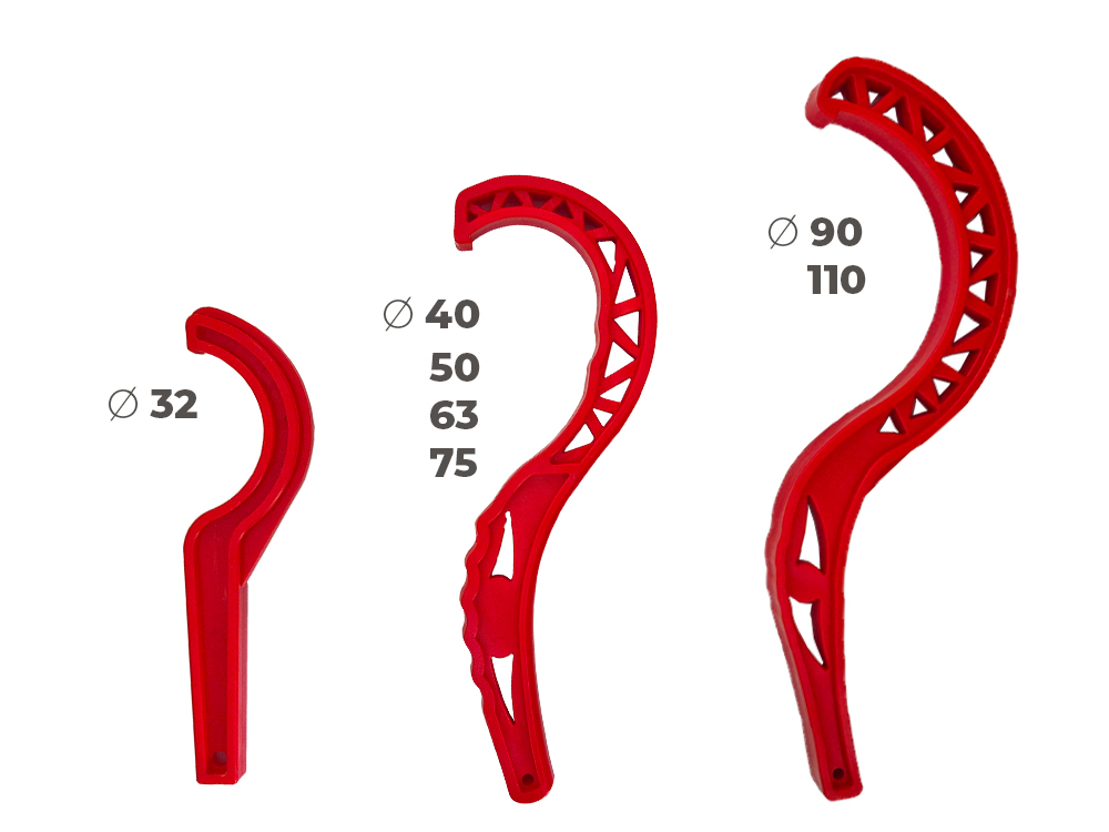 Ключи для гаек компрессионных фитингов (ПНД)